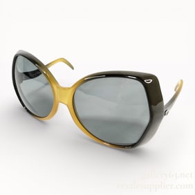 Christian Dior Oversized Two-Tone Sunglasses