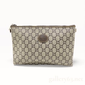 Vintage Gucci GG Plus Monogram Canvas Pouch