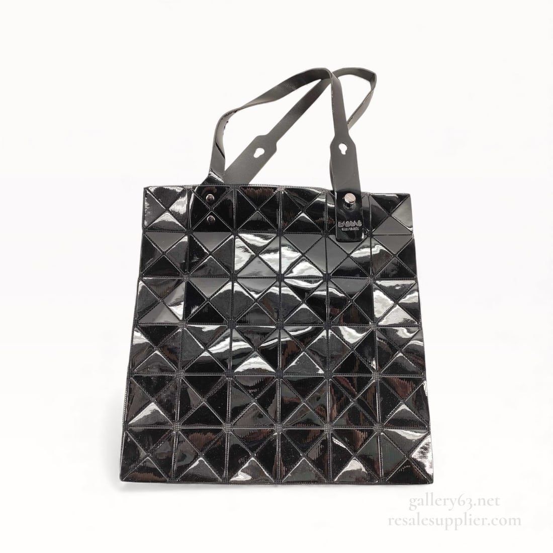 Issey Miyake Black BAOBAO Handbag Tote Bag (1 of 10)