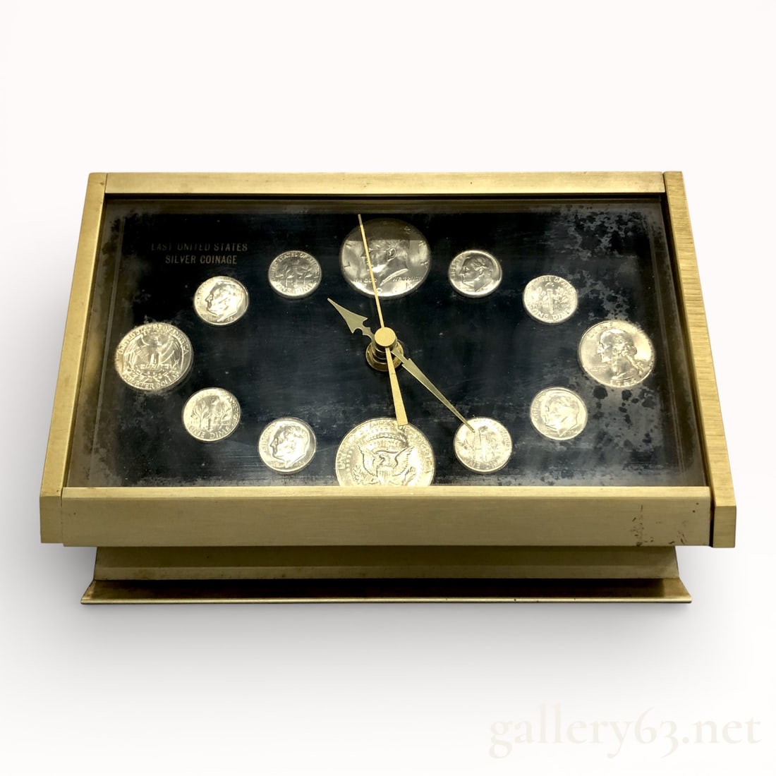 1964 Marion Kay Clock, Model #72 W/us Silver Coins