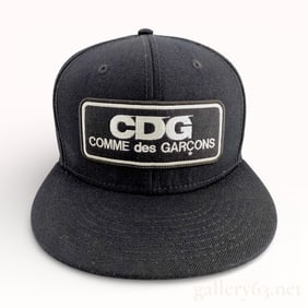Comme des Garçons CDG Logo Baseball Cap Black