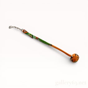 Hermes Silk Ball Keychain/ Phone Charm