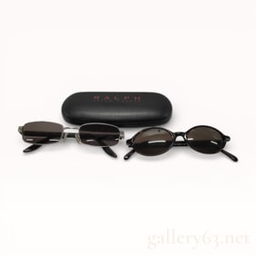 Gucci and Ralph Vintage Sunglasses with Case