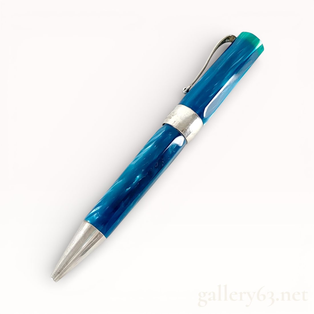 Montegrappa Turquoise Blue Symphony Ballpoint Pen (1 of 10)