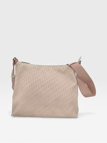 Vintage Pink Christian Dior Oblique Street Chic Trotter canvas shoulder bag