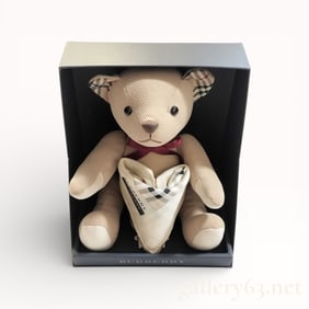 Burberry Teddy Bear Nova Check Beige Plush with Box