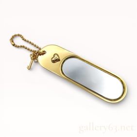 Mikimoto Mirror Keychain Accessory New with Box