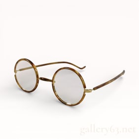 Vintage Ray-Ban Bausch & Lomb Tortoiseshell Round Maru Eyeglass Frames