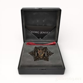 Georg Jensen Gold EGP Snowflake Ornament in Box