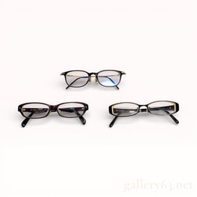Prada and Paul Smith Eyeglasses and Sunglasses Set of Three