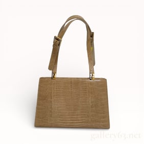 Vintage Fendi Python and Leather Handbag Deadstock New with Tags