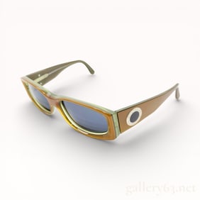 Bvlgari Sculptural Acetate Sunglasses