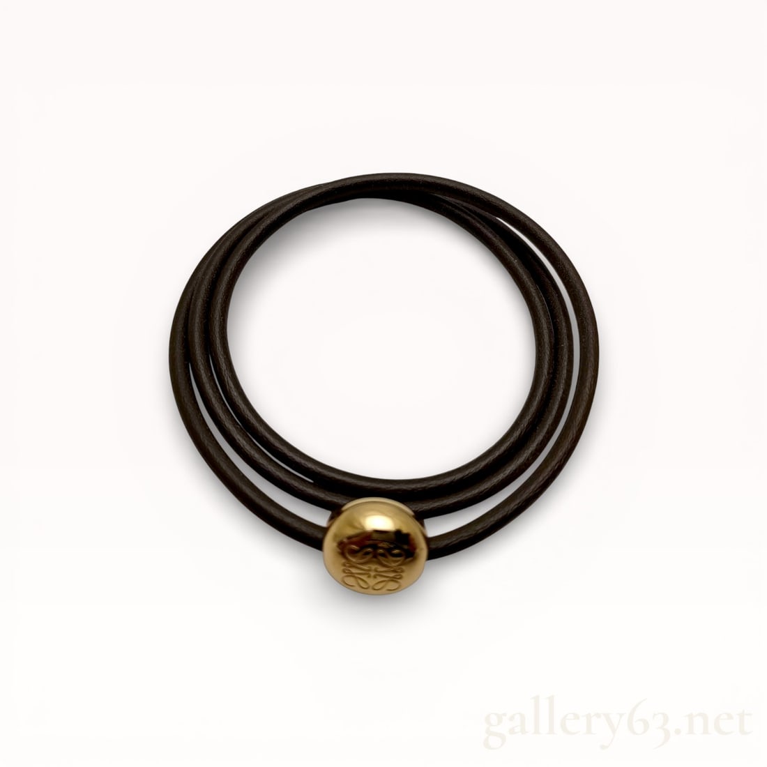 Loewe Anagram Leather Wrap Bracelet (1 of 8)