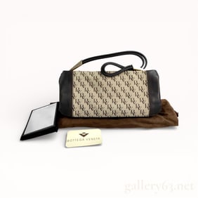 Bottega Veneta BV Logo Canvas Shoulder Bag