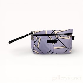 Longchamp Le Pliage Neo Geo geometric pouch in lavender