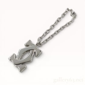 Cartier 2C Logo Charm with box & pouch