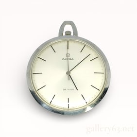 Vintage Omega De Ville Slim Pocket Watch 44mm