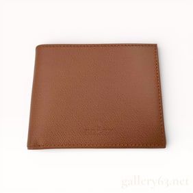 Rolex Brown Leather Bifold Wallet