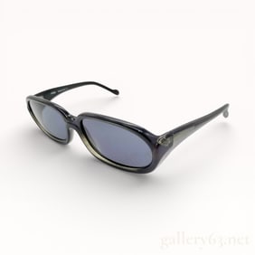 Retro Vintage Fendi Black Acetate Sunglasses