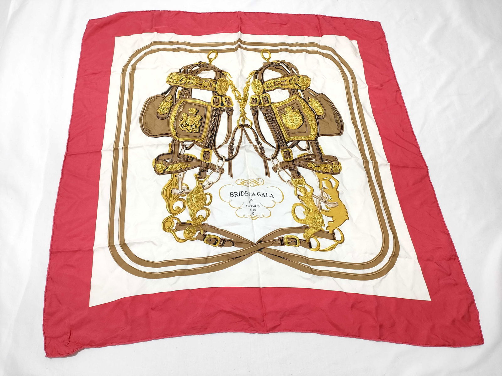 Vintage Hermès "Brides de Gala" silk scarf 90cm (1 of 10)