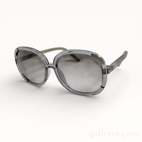 Chloe Oversized Gray Sunglasses