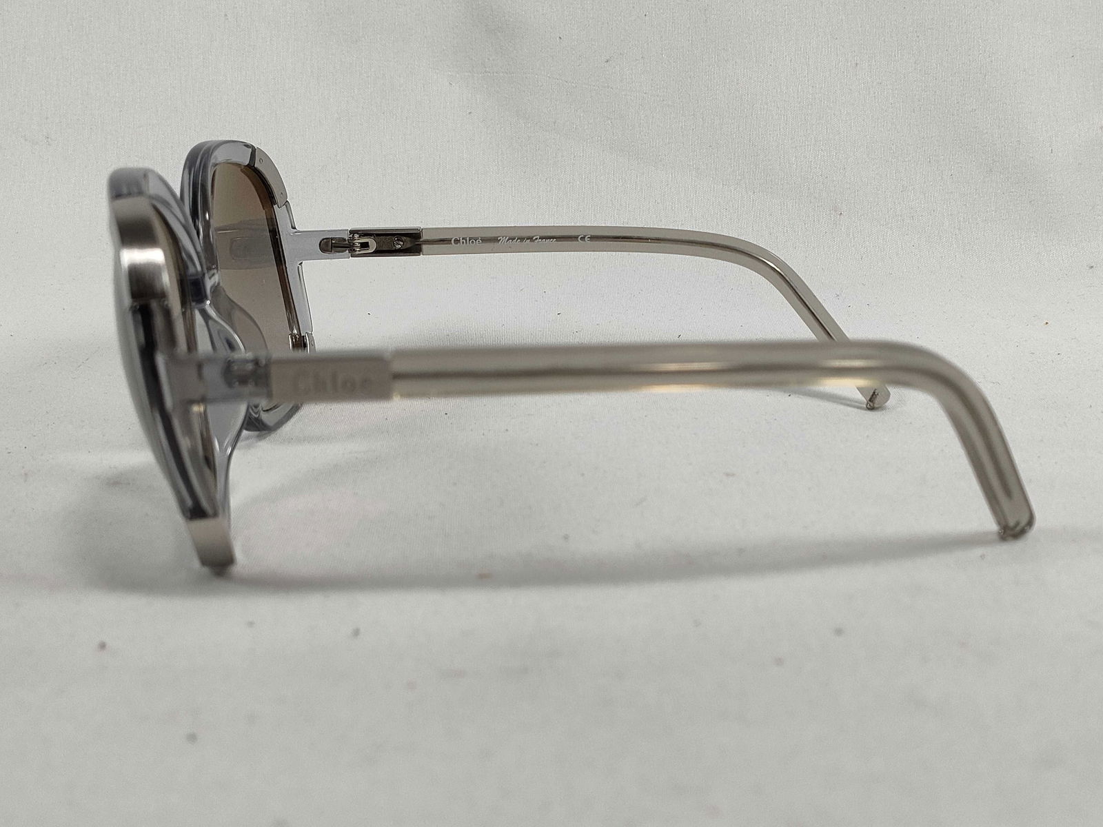 Chloe Oversized Gray Sunglasses - 3