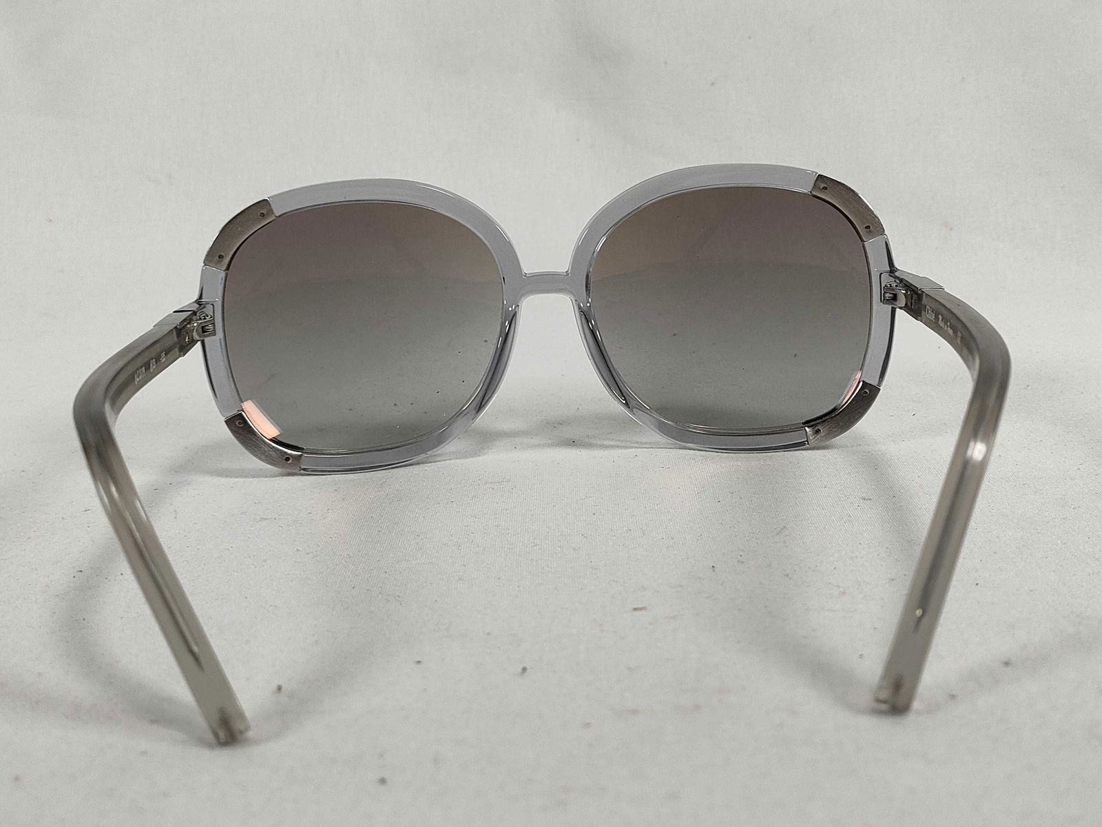 Chloe Oversized Gray Sunglasses - 4
