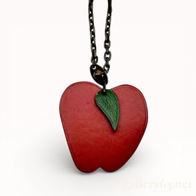 Hermes Swift & Chevre Mysore Apple Bag Charm