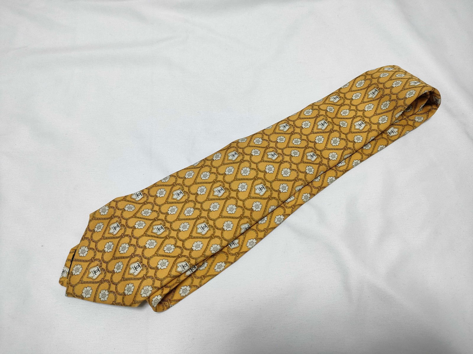 Chanel And Celine Silk Tie Lot Of 3 - 2 Chanel, 1 Celine - 2