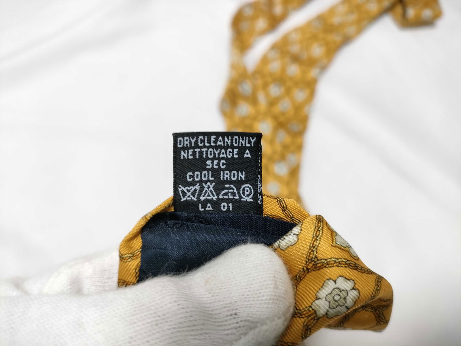 Chanel And Celine Silk Tie Lot Of 3 - 2 Chanel, 1 Celine - 7