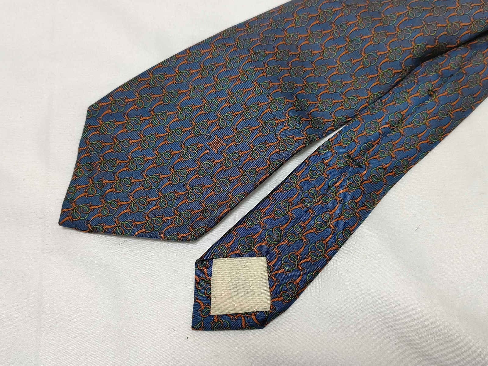 Chanel And Celine Silk Tie Lot Of 3 - 2 Chanel, 1 Celine - 9