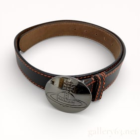 Vivienne Westwood Orb Rhinestone Pendant Necklace in Silver Tone