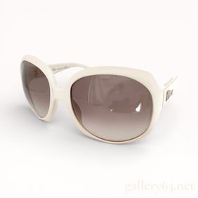 Dior Oversized White Sunglasses
