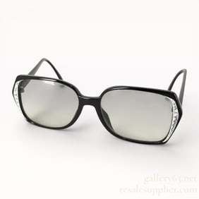 Christian Dior Black Full Rim Gradient Sunglasses