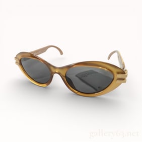 Vintage Dior 2905 Sunglasses in Brown Acetate
