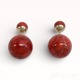 Pair of Christian Dior Mise En Dior Tribal Earrings