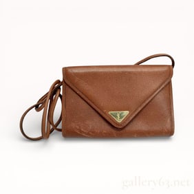 Yves Saint Laurent Leather Envelope Shoulder Bag