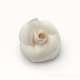 Vintage Chanel Camellia Flower Brooch