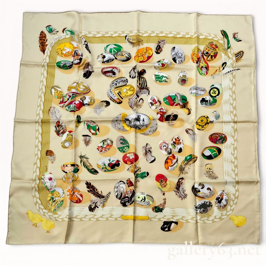 Vintage Desirable Hermes Silk Scarf 90cm (1 of 10)