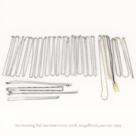 Silver and Gold-Tone Necklace and Accessory Assortment