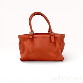 Ralph Lauren Shoulder Bag in Clementine Leather