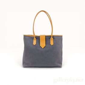 Vintage Yves Saint Laurent Canvas & Leather Tote Bag