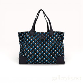 Tory Burch Geometric Pattern Tote Bag