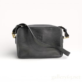 Vintage Fendi Camera Bag in Black Epi Leather