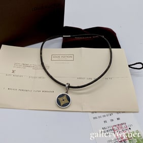 Louis Vuitton M65436 Pendentif Fleur Monogram Choker Necklace with Box