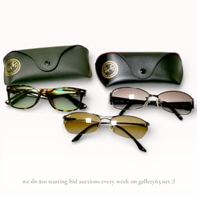 Ray-Ban Sunglasses Group, Three Pairs