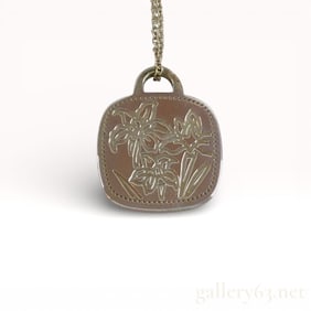 Tiffany & Co. Go Women 2014 Necklace in Sterling Silver with Box & Pouch 16"