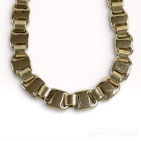 Vintage Salvatore Ferragamo Chunky Link Necklace