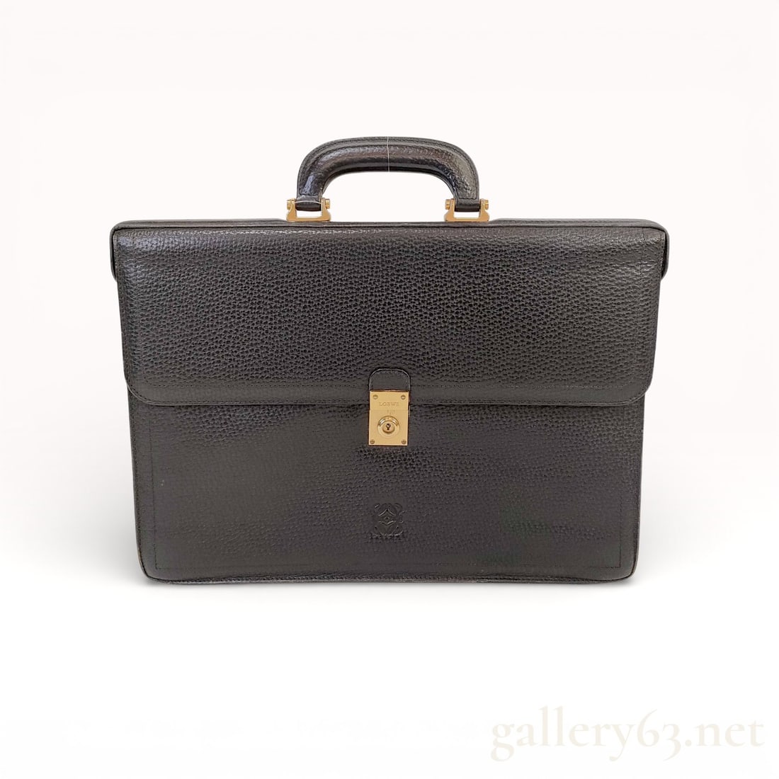 Loewe Anagram Black Leather Business Bag (1 of 10)