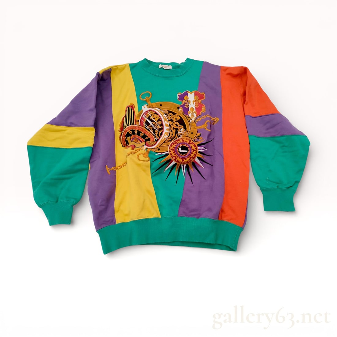 Lancel Colorblock Graphic Sweatshirt (1 of 9)